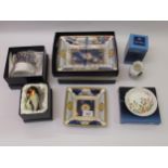 Group of three Royal Worcester Millennium ceramics (two boxed), together with a Spode Millennium mug