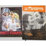 Group of four mid 20th Century French film posters, ' La Mandarine ', ' Le Nouveau Chabrol, Les
