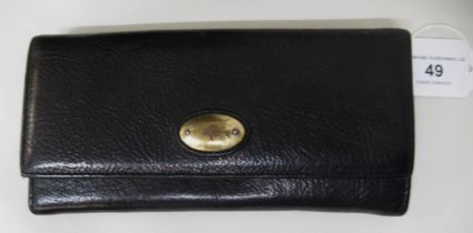 Mulberry, ladies Continental wallet, 18.5 x 9cm In good but well used condition.
