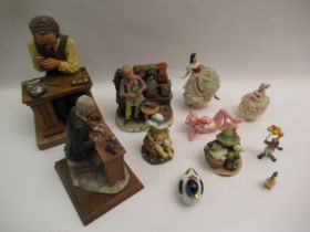 Hummel figure of a child with a group of rabbits, together with a quantity of other miscellaneous