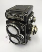 Franke & Heidecke Rolleiflex twin lens reflex camera see photos