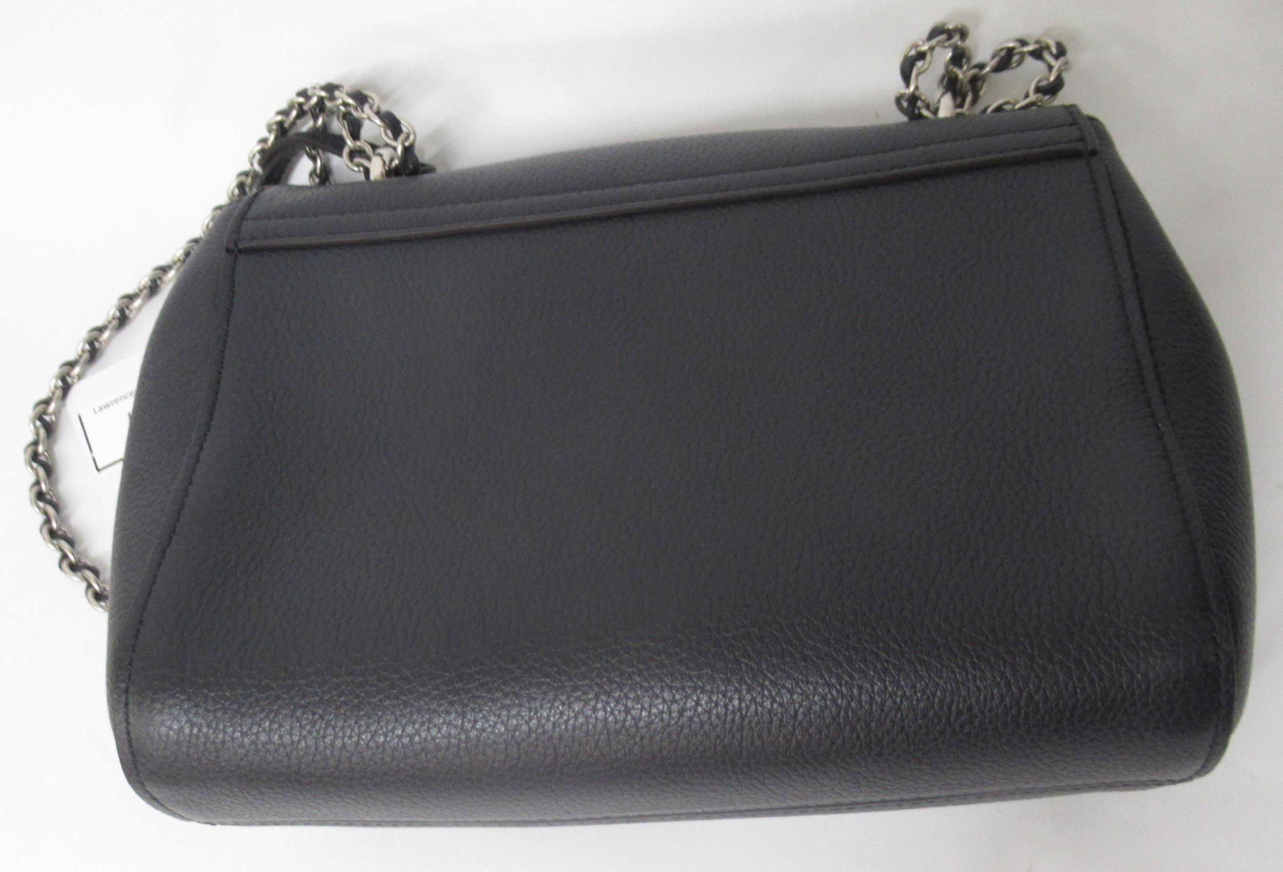 Mulberry, small Lily classic grain shoulder / cross body bag, colour ' Midnight ', with original - Image 2 of 4