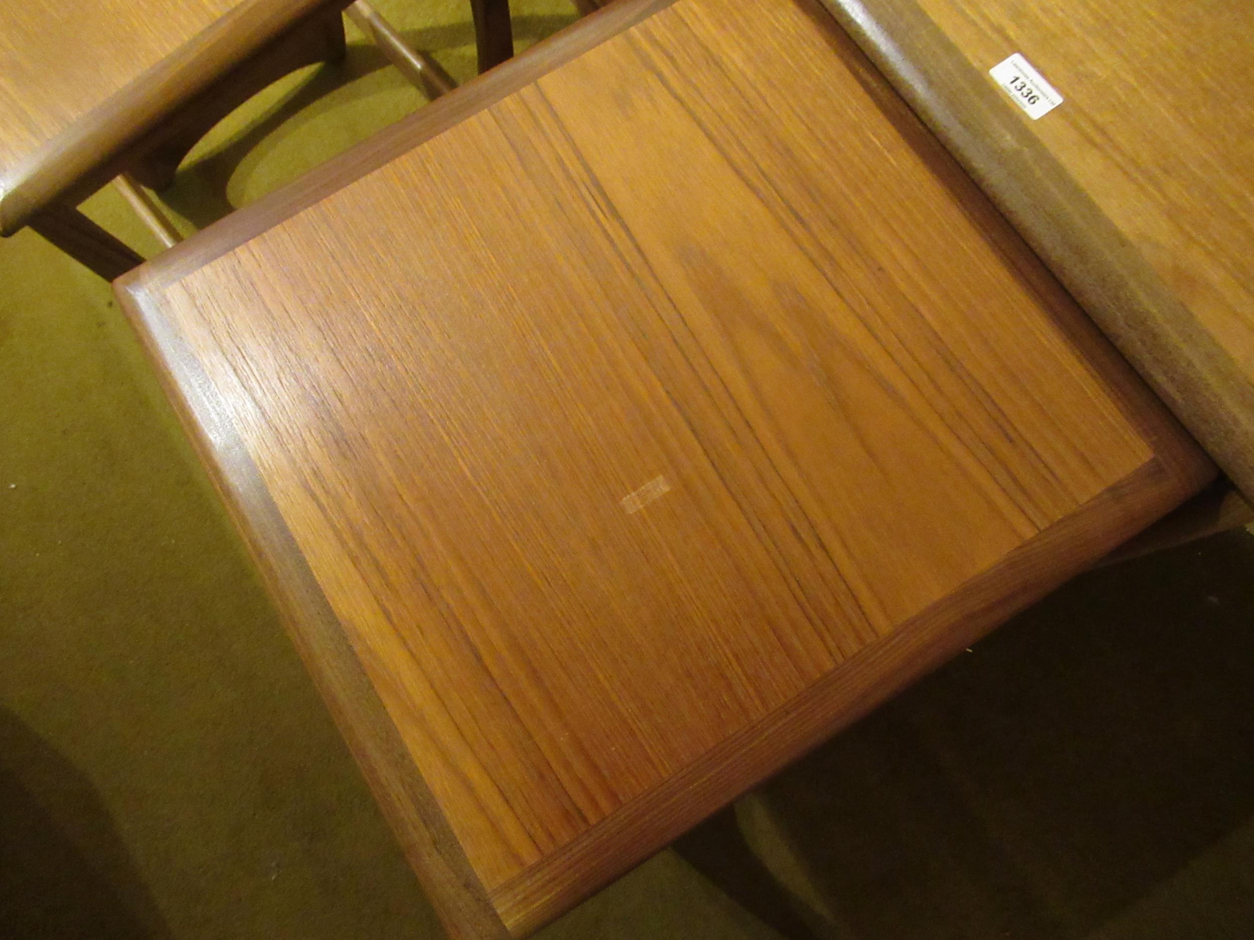 Nest of three mid 20th Century G Plan teak occasional tables - Image 2 of 3