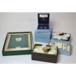 Harrods rectangular silver mounted photograph frame, together with a Mappin & Webb silver napkin