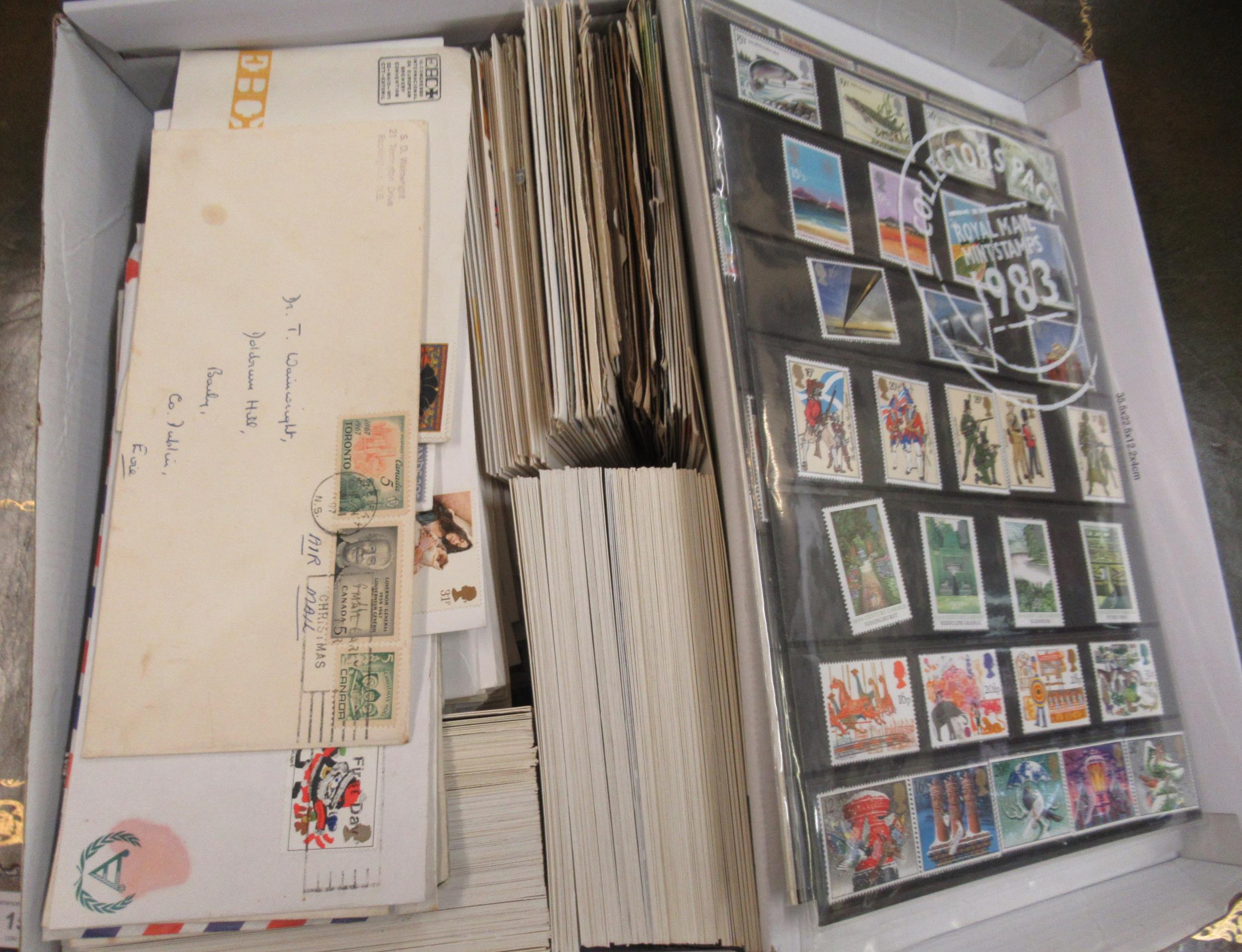 Quantity of various stamps including loose sheets, postal covers, cards etc.