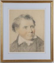 JOHN MILLS. Attributed to. Portrait of Edward Barrett Moulton-Barrett (1785-1857).