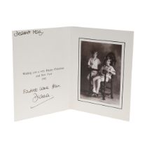 DIANA, PRINCESS OF WALES (1961-1997). Christmas and New Year Card, 1992.