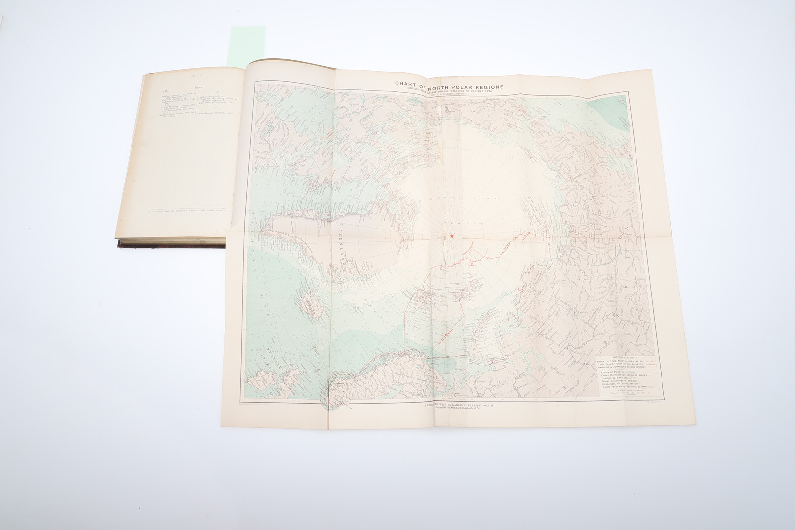 DR FRIDTJOF NANSEN. The Norwegian Polar Expedition 1893-96 'Farthest North', 2 Vols. - Image 14 of 14