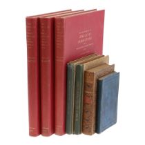 RALPH EDWARDS. The Dictionary of English Furniture, 3 volumes, 1954, and 4 others, similar, mostly r