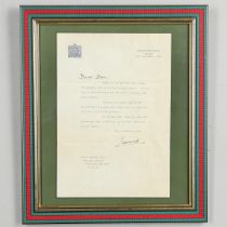 H.R.H. EDWARD VIII, PRINCE OF WALES. An autograph letter, signed.