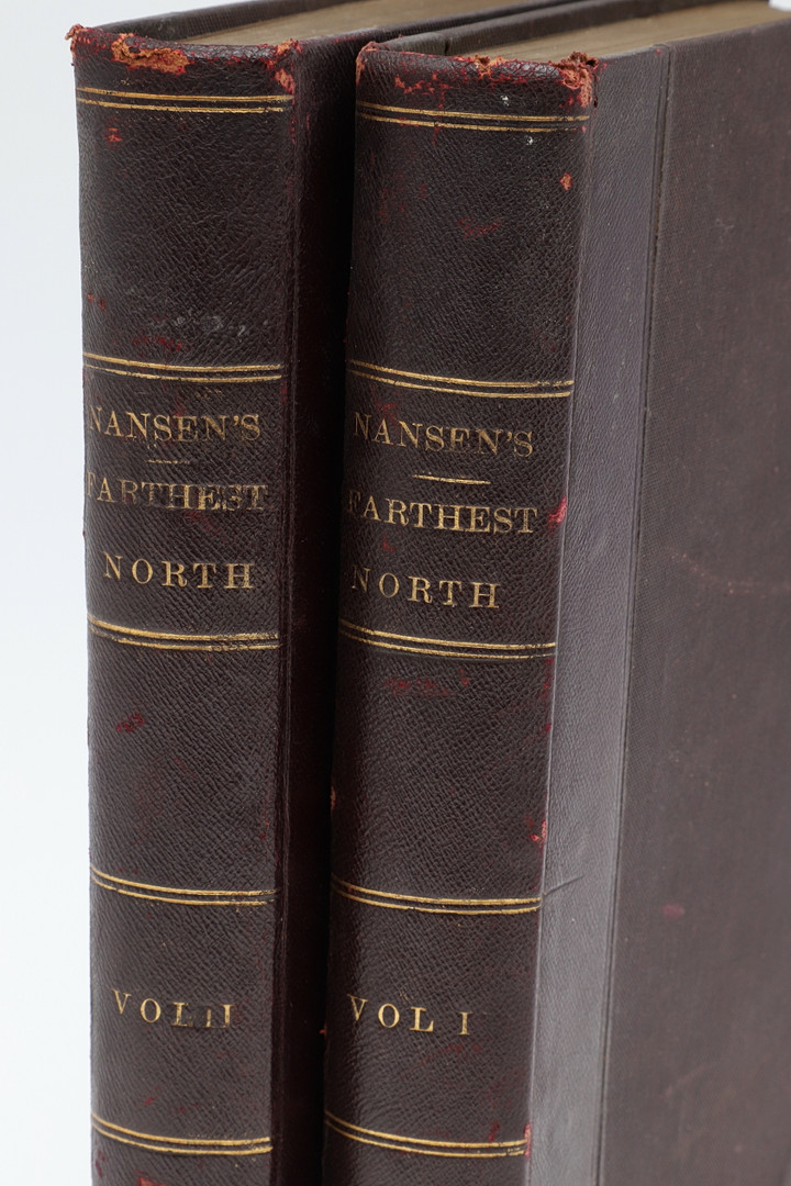 DR FRIDTJOF NANSEN. The Norwegian Polar Expedition 1893-96 'Farthest North', 2 Vols. - Image 2 of 14