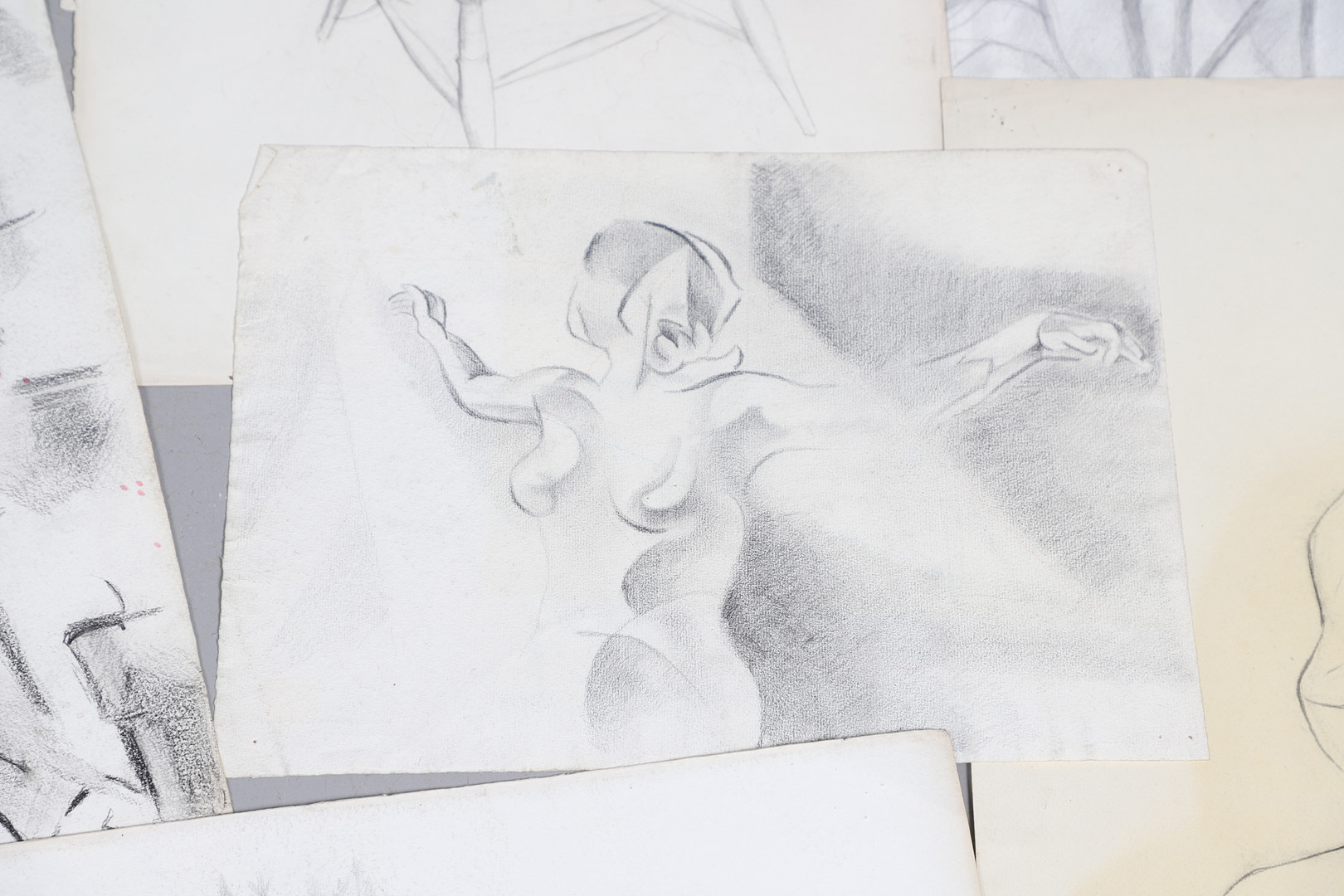 JAMES WOOD (1889-1975). A FOLIO OF DRAWINGS. (d) - Image 10 of 17