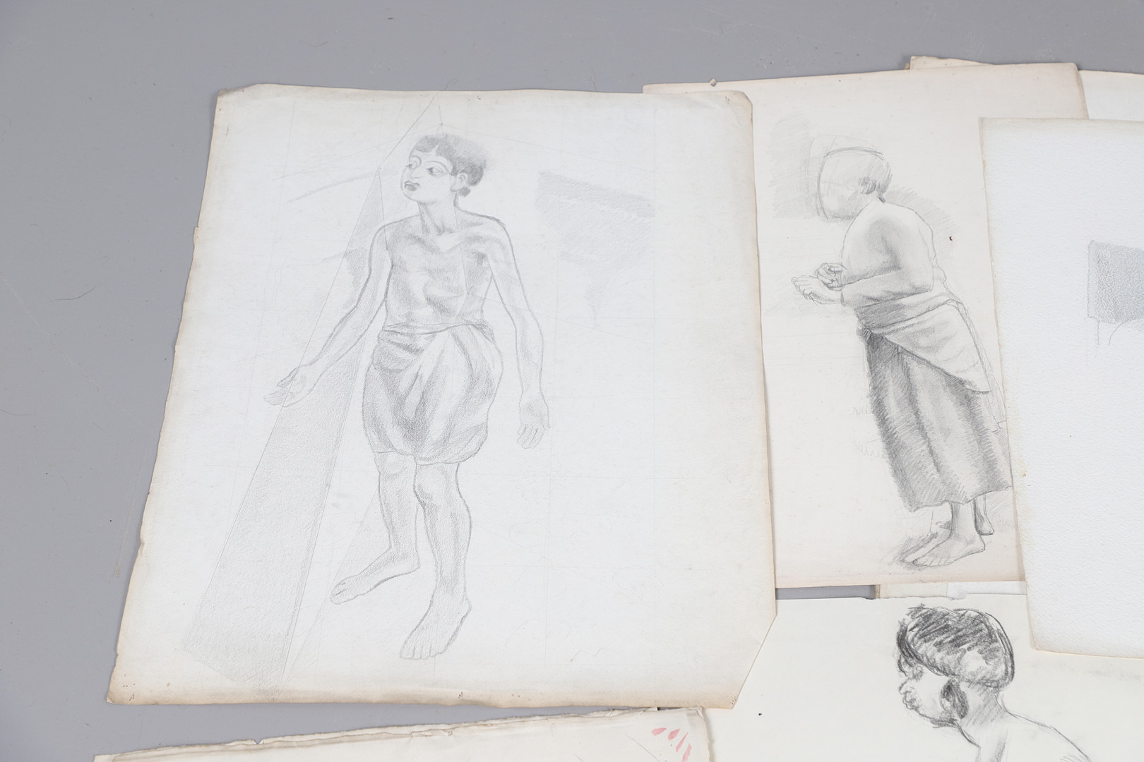 JAMES WOOD (1889-1975). A FOLIO OF DRAWINGS. (d) - Image 2 of 17