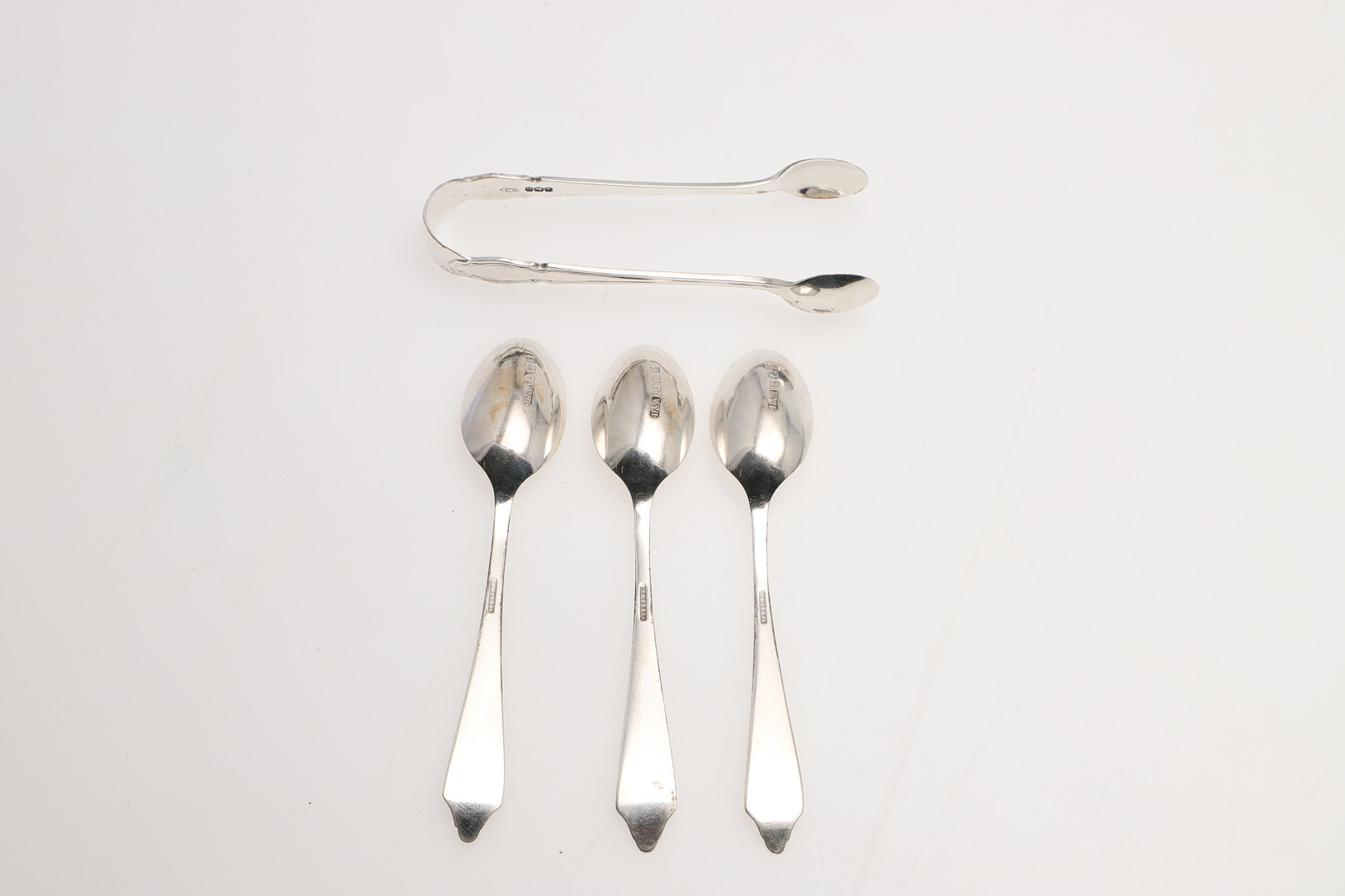 SEVEN VARIOUS CASED SETS OF SILVER FLATWARE & CUTLERY. - Image 27 of 29