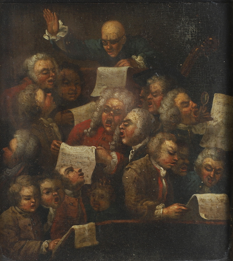 WILLIAM HOGARTH (1697-1764). After. A CHORUS OF SINGERS. - Image 2 of 4