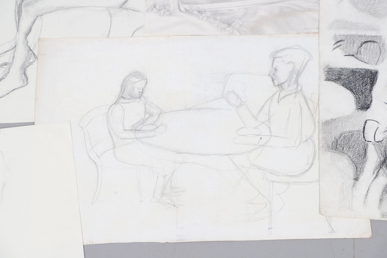 JAMES WOOD (1889-1975). A FOLIO OF DRAWINGS. (d) - Image 12 of 17