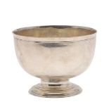 A GEORGE II SILVER BOWL.