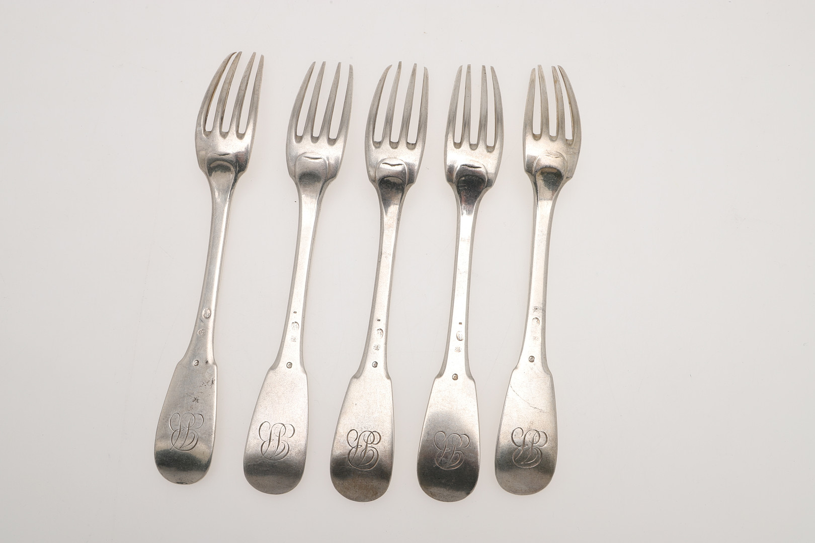 LATE 18TH/ EARLY 19TH CENTURY ITALIAN SILVER FLATWARE. - Image 13 of 15