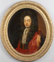 BENEDETTO GENNARI (1633-1715). Follower of. PORTRAIT OF A GENTLEMAN.