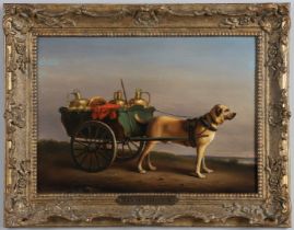 FRANZ VAN SEVERDONCK (1809-1889). THE DOG CART.