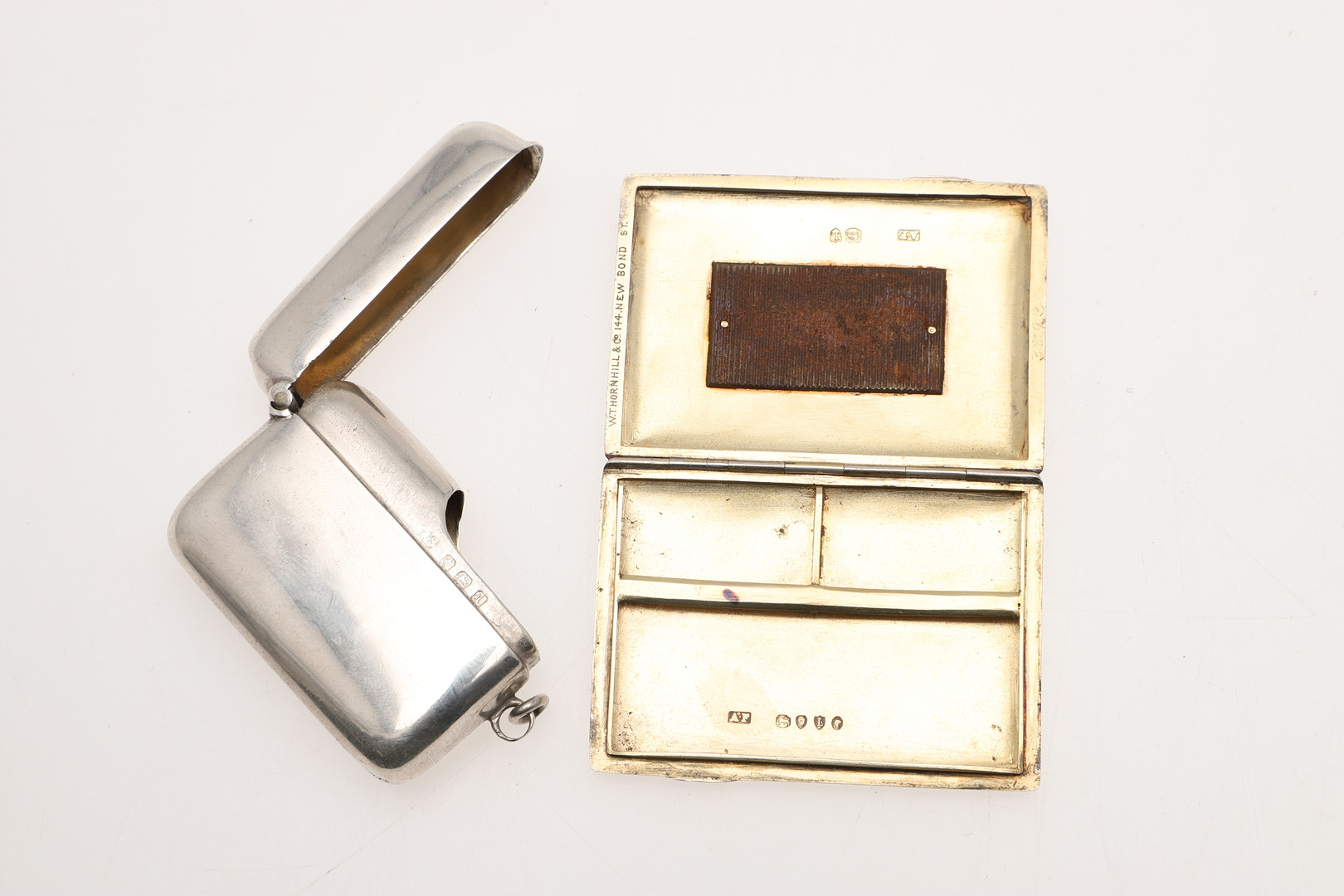 FIVE VARIOUS SILVER VESTA CASES. - Image 5 of 8