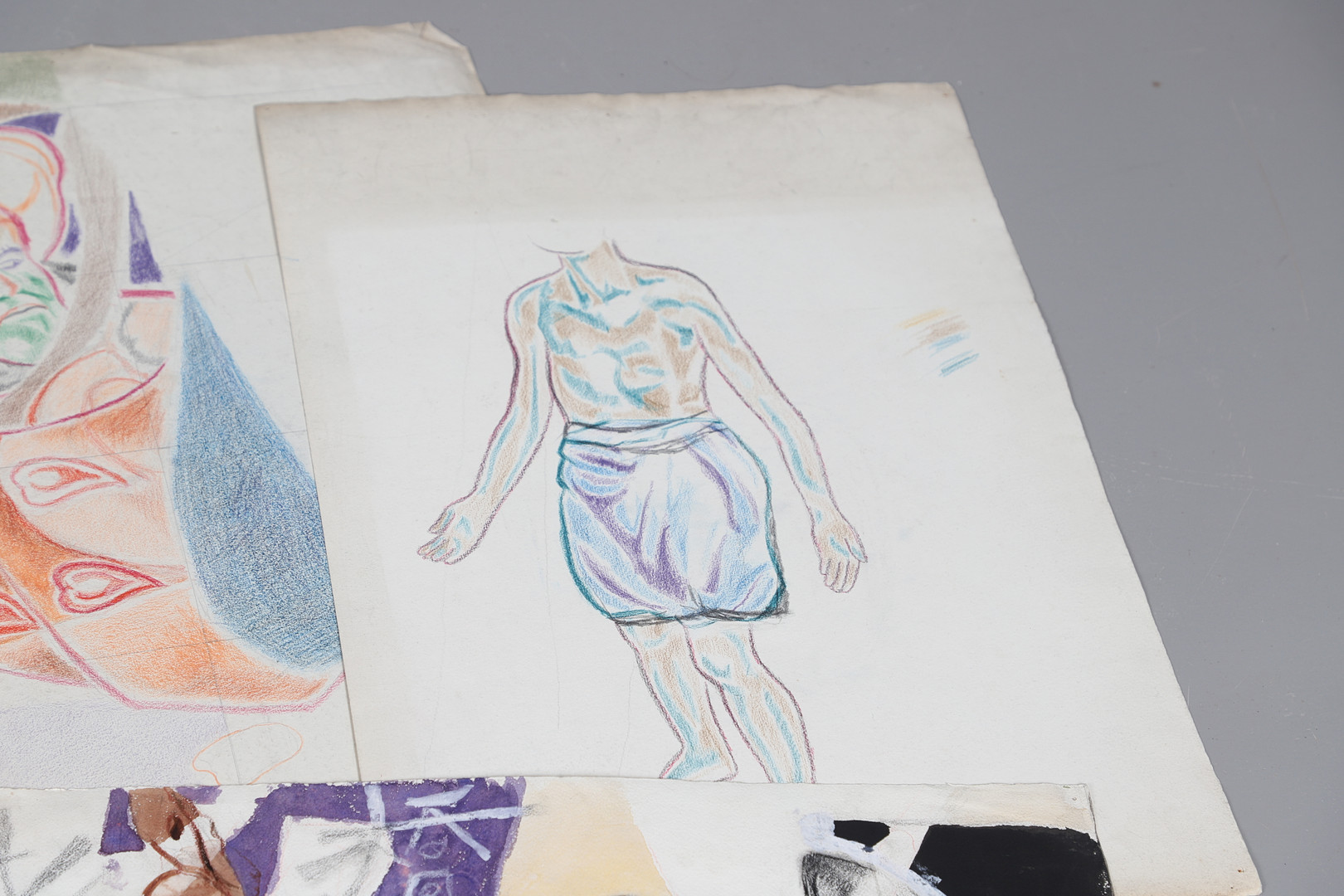 JAMES WOOD (1889-1975). A FOLIO OF ASSORTED STUDIES. (d) - Image 10 of 18