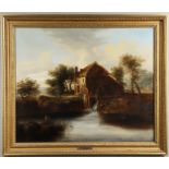 CALEB ROBERT STANLEY (1795-1868). Attributed to. THE OLD THATCHED MILL.