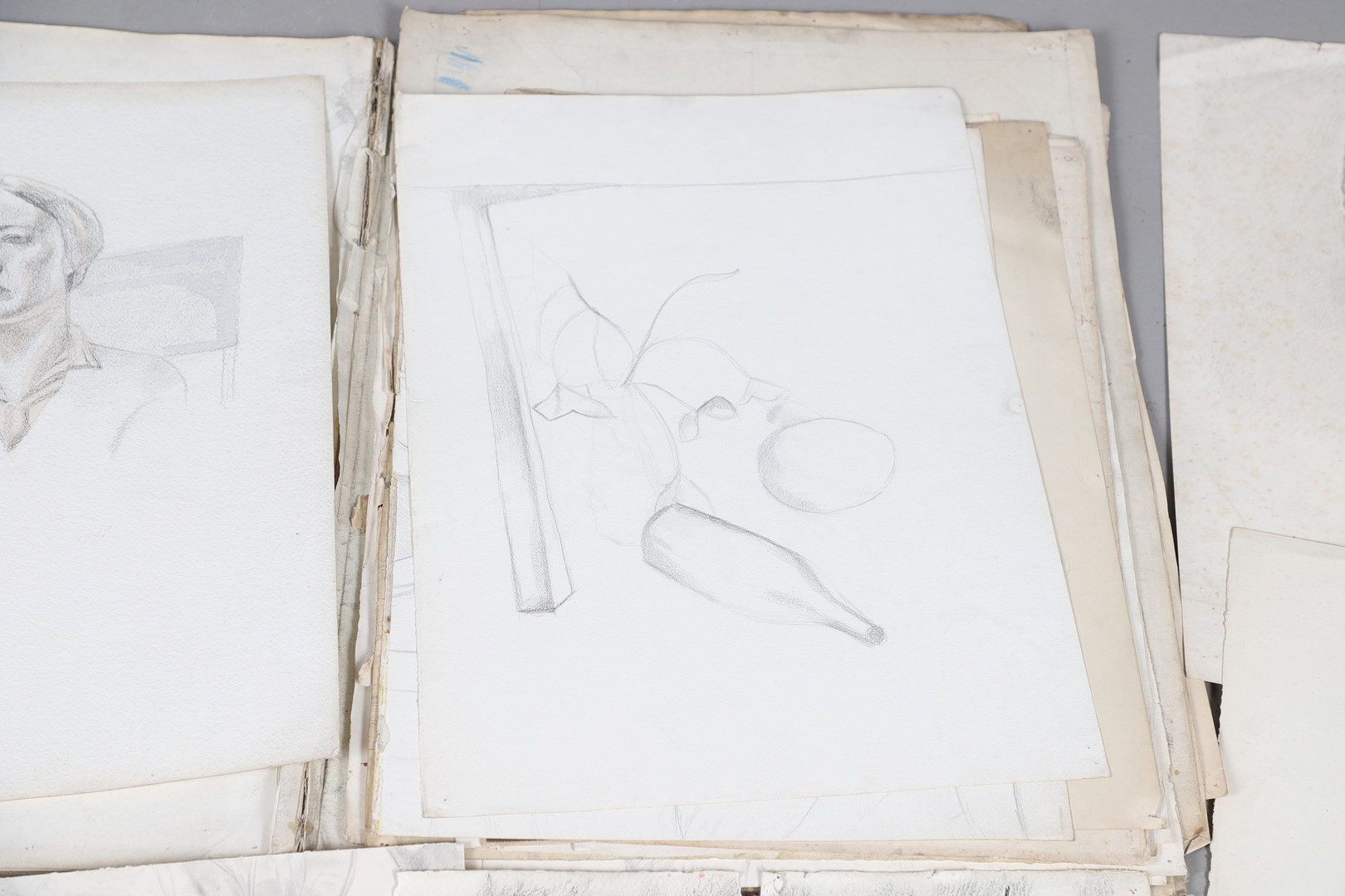 JAMES WOOD (1889-1975). A FOLIO OF DRAWINGS. (d) - Image 7 of 17