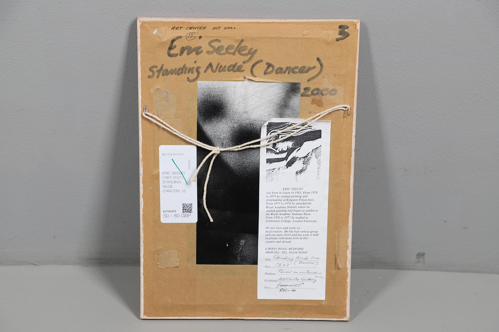ERIC SEELEY (1951-2021). STANDING NUDE (DANCER). (d) - Image 4 of 4