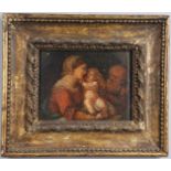 ENGLISH SCHOOL, 18TH CENTURY. THE HOLY FAMILY.