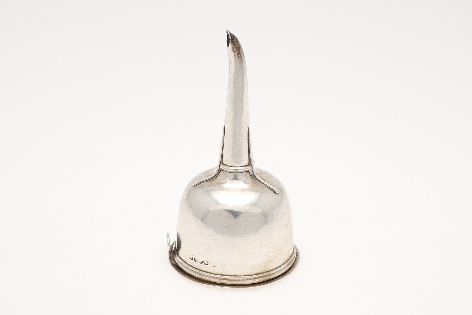 A WILLIAM IV SILVER WINE FUNNEL. - Image 2 of 5