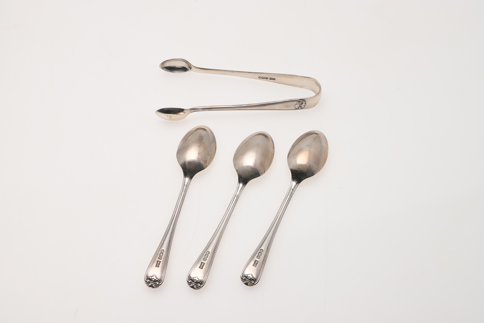 SEVEN VARIOUS CASED SETS OF SILVER FLATWARE & CUTLERY. - Image 22 of 29