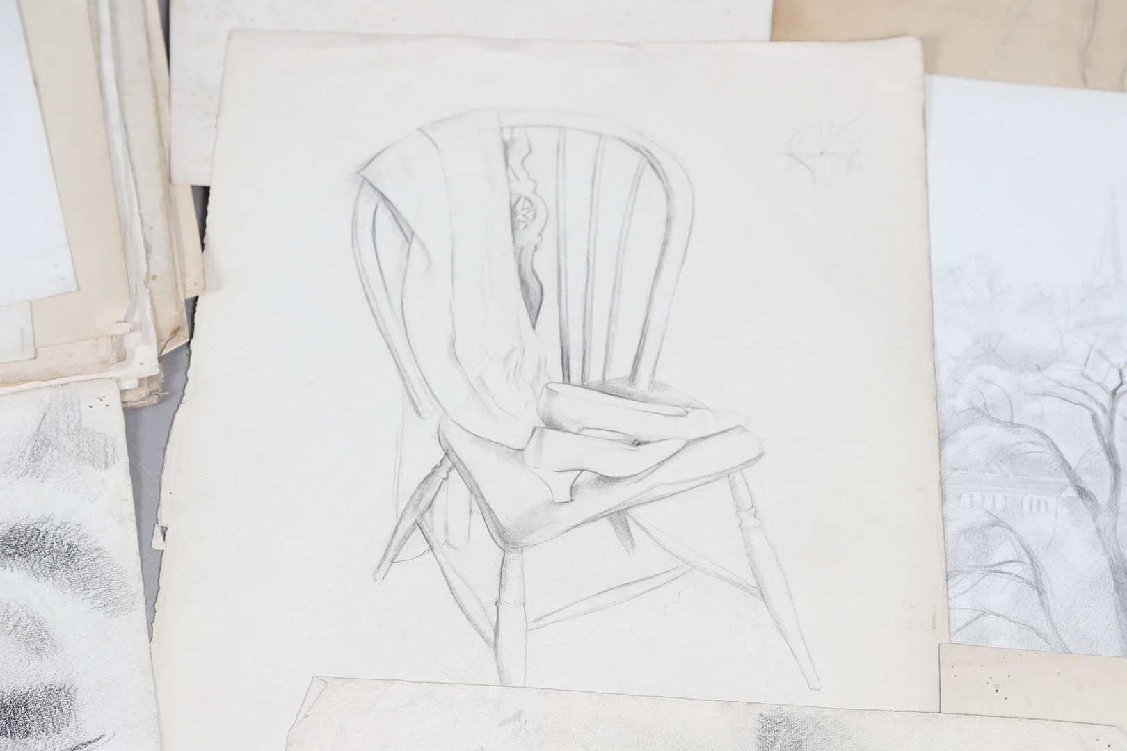 JAMES WOOD (1889-1975). A FOLIO OF DRAWINGS. (d) - Image 8 of 17