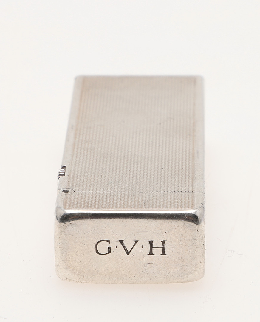 A 20TH CENTURY SILVER DUNHILL LIGHTER. - Image 8 of 9