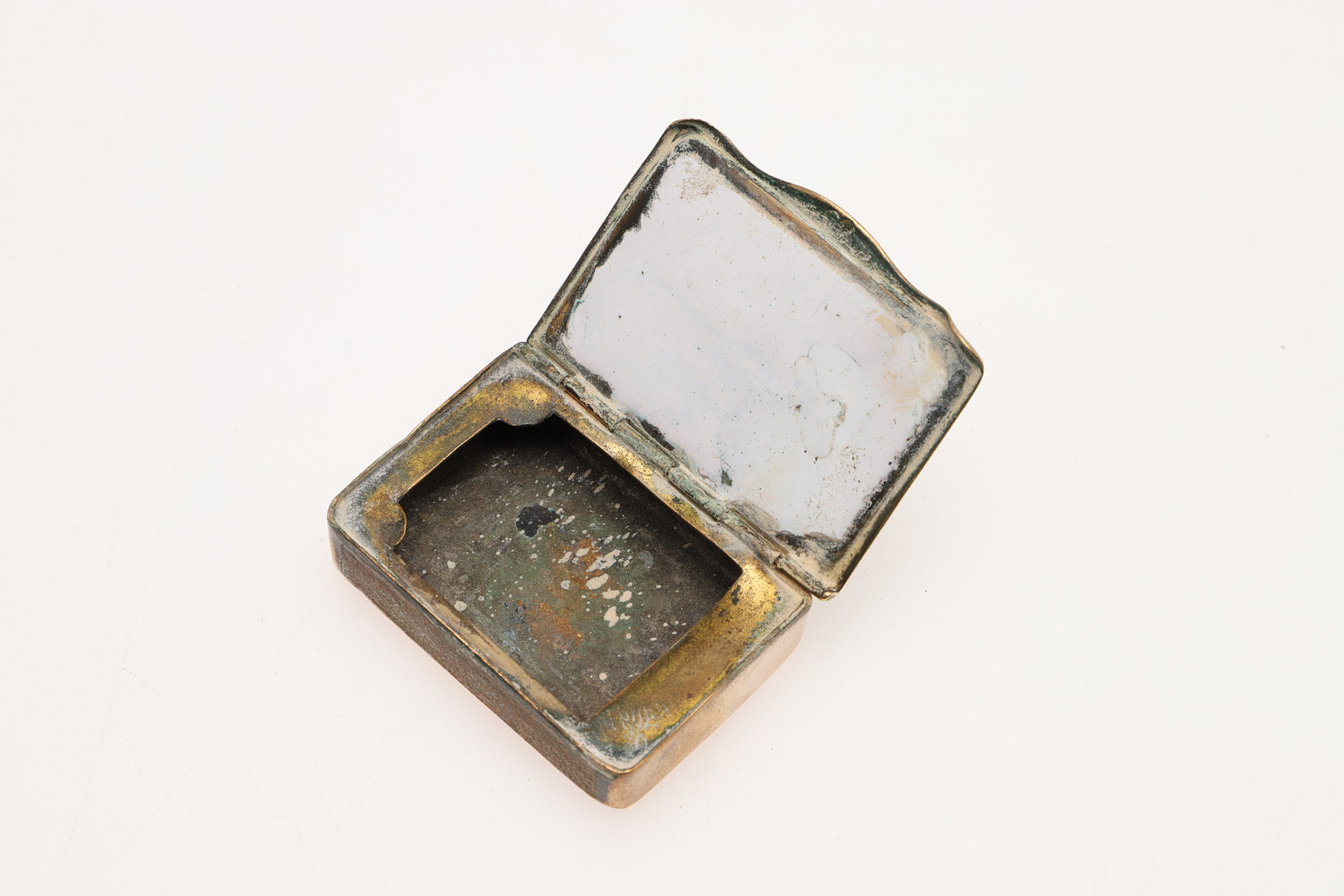 SIX LATE 19TH/ EARLY 20TH CENTURY FRENCH BRASS & ENAMEL VESTA CASES. - Image 3 of 8