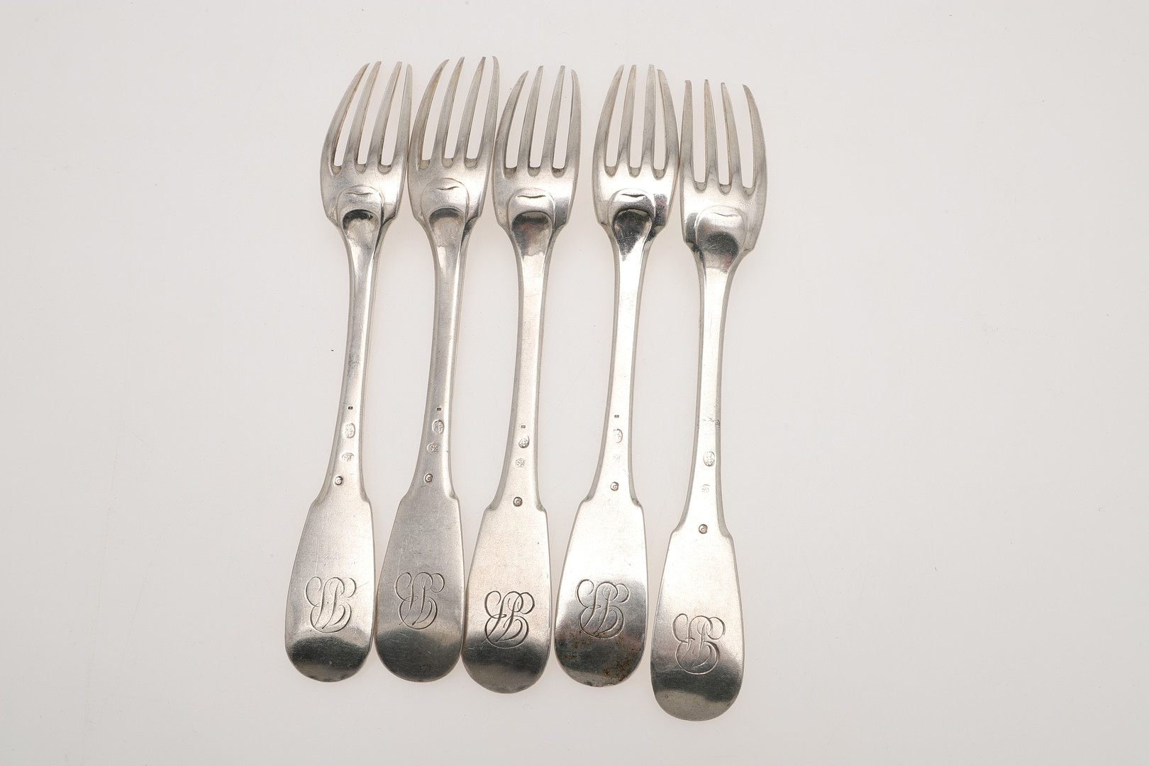 LATE 18TH/ EARLY 19TH CENTURY ITALIAN SILVER FLATWARE. - Image 14 of 15