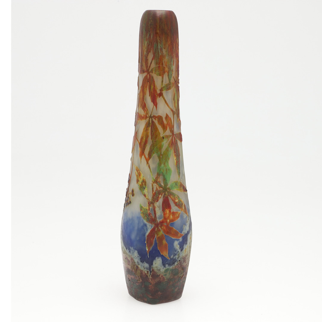 DAUM NANCY - CAMEO GLASS VASE. - Image 2 of 14