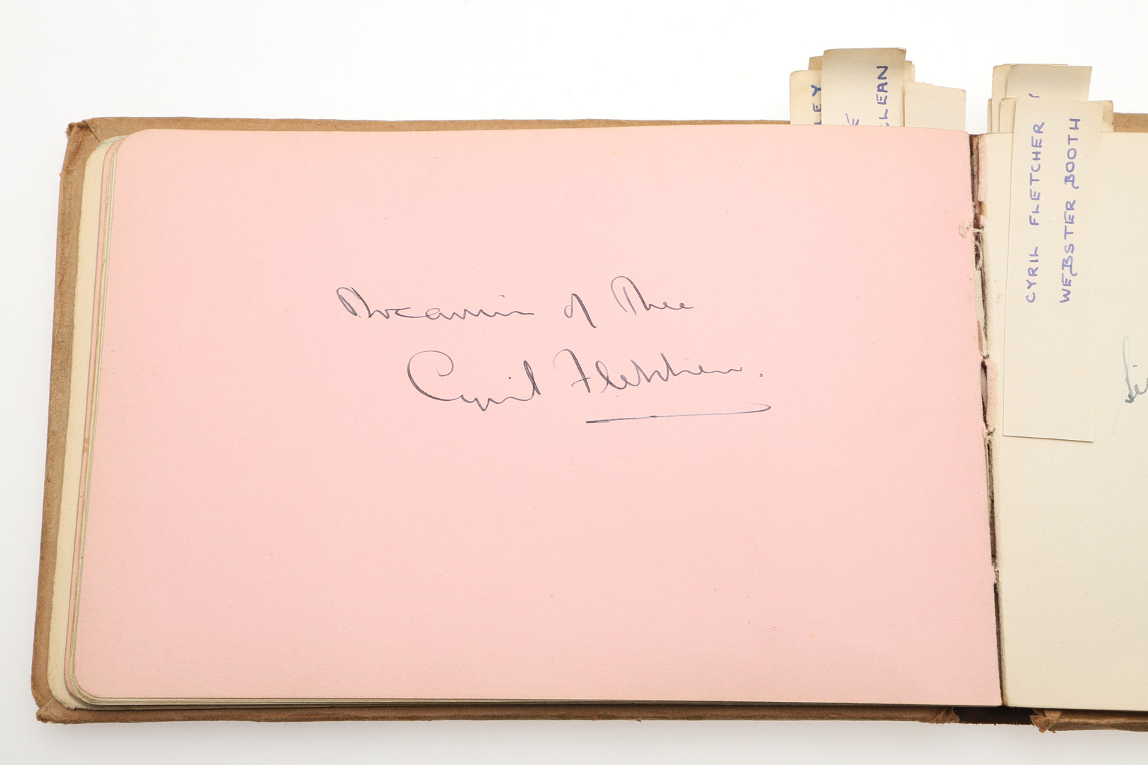 LARGE AUTOGRAPH COLLECTION - WINSTON CHURCHILL & OTHER AUTOGRAPHS. - Image 23 of 63