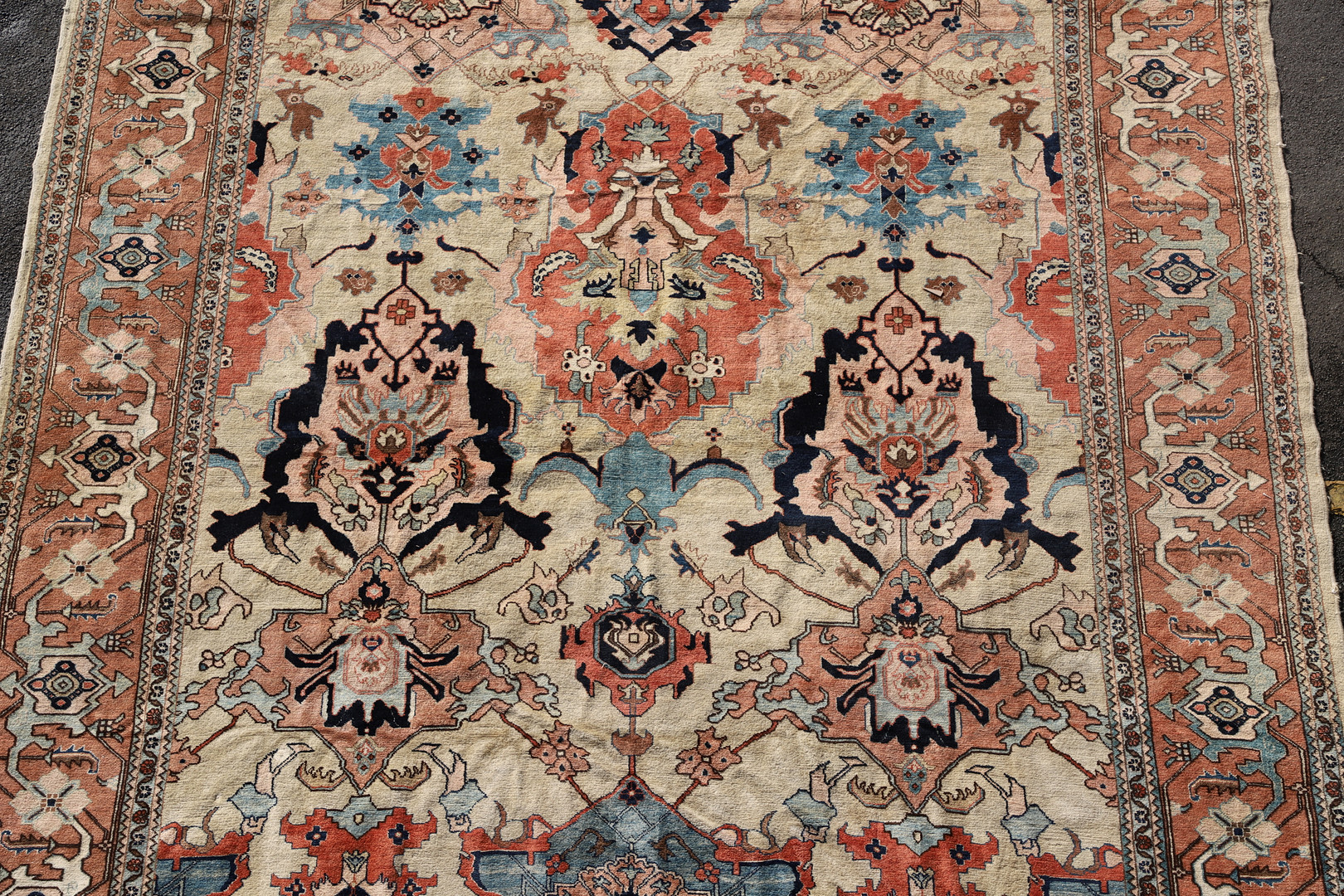 A WEST ANATOLIAN CARPET OF UNUSUAL SIZE, CIRCA 1980. - Image 3 of 17