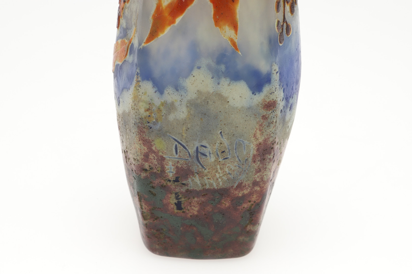 DAUM NANCY - CAMEO GLASS VASE. - Image 10 of 14