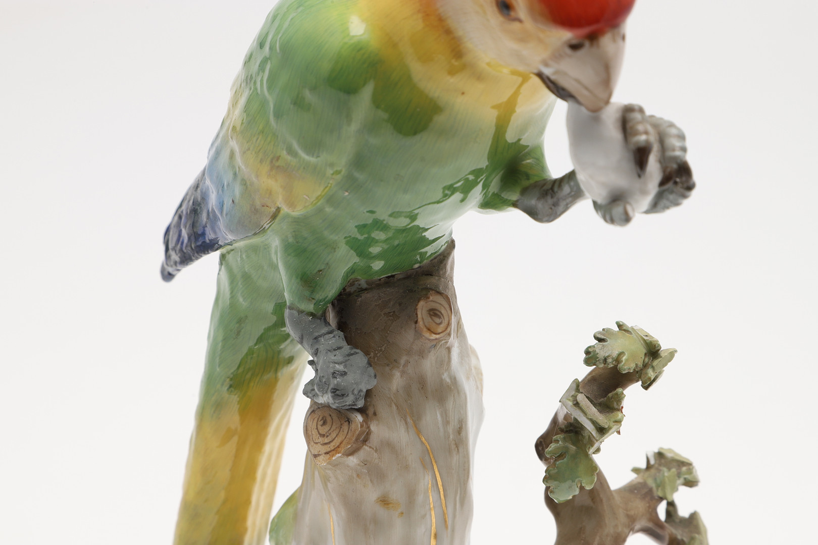 MEISSEN PORCELAIN PARROT & ANOTHER MODEL OF A PARROT. - Image 17 of 25