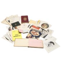 LARGE AUTOGRAPH COLLECTION - WINSTON CHURCHILL & OTHER AUTOGRAPHS.