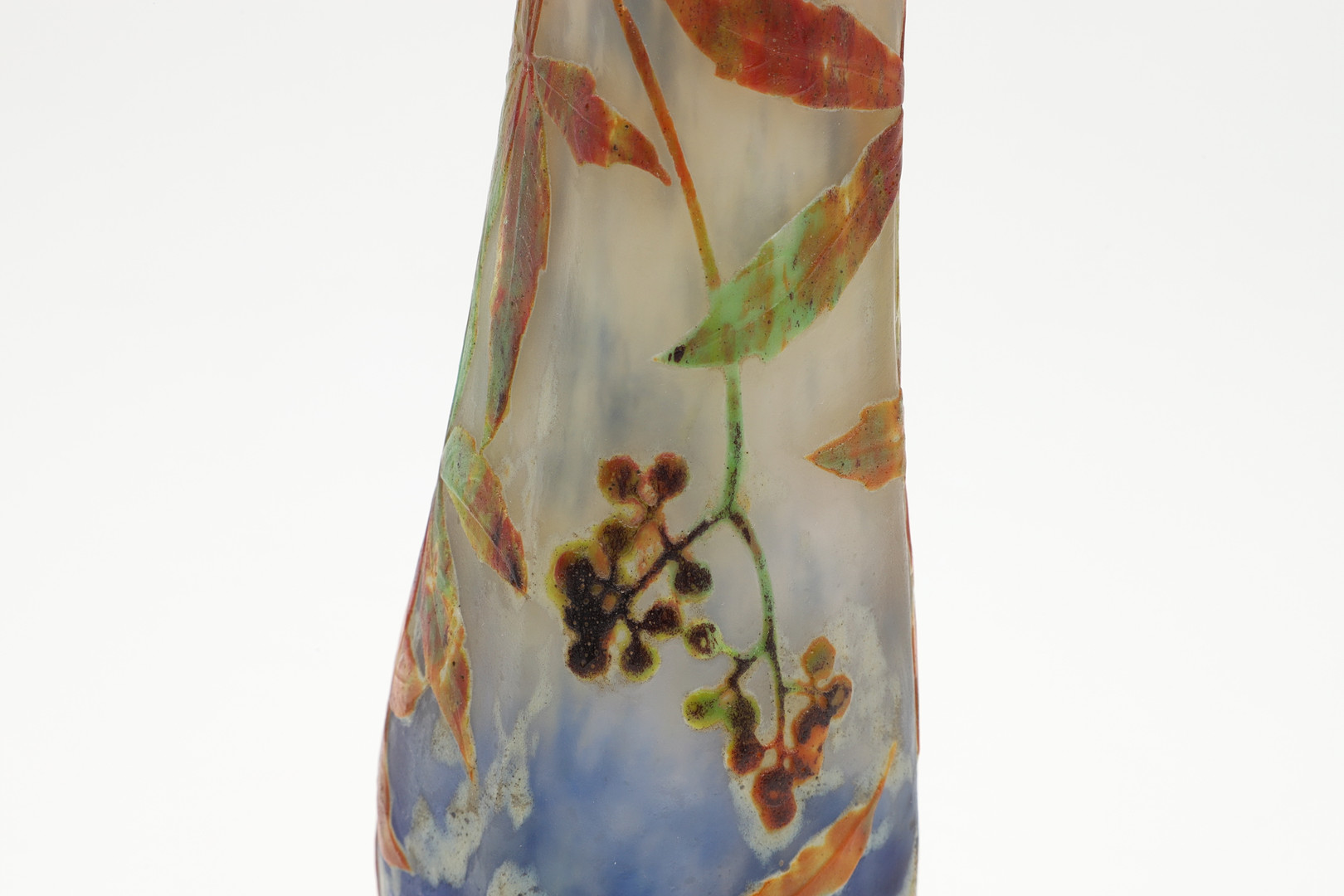 DAUM NANCY - CAMEO GLASS VASE. - Image 9 of 14