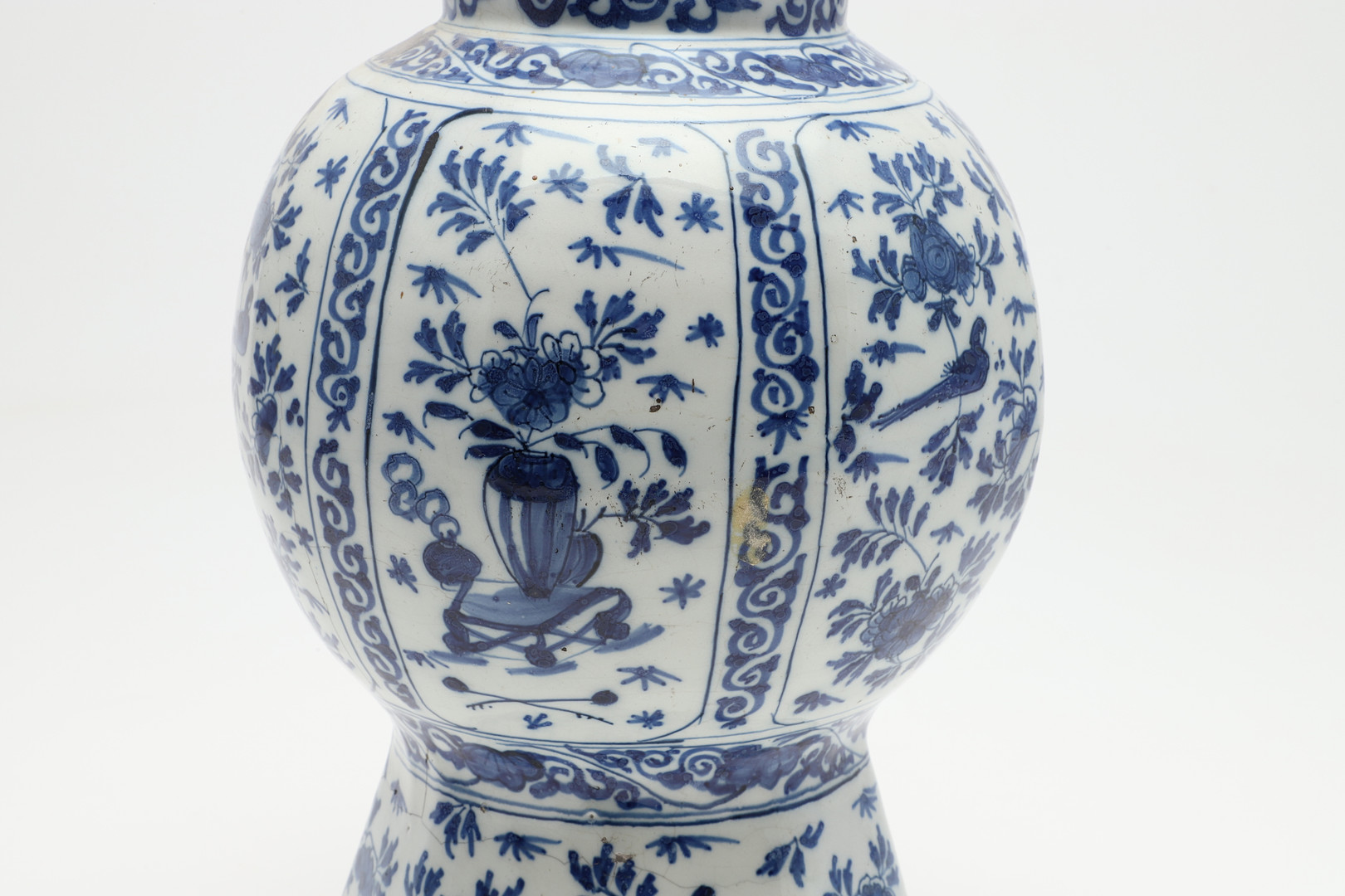 LARGE ANTIQUE BLUE & WHITE DELFT JAR. - Image 15 of 28