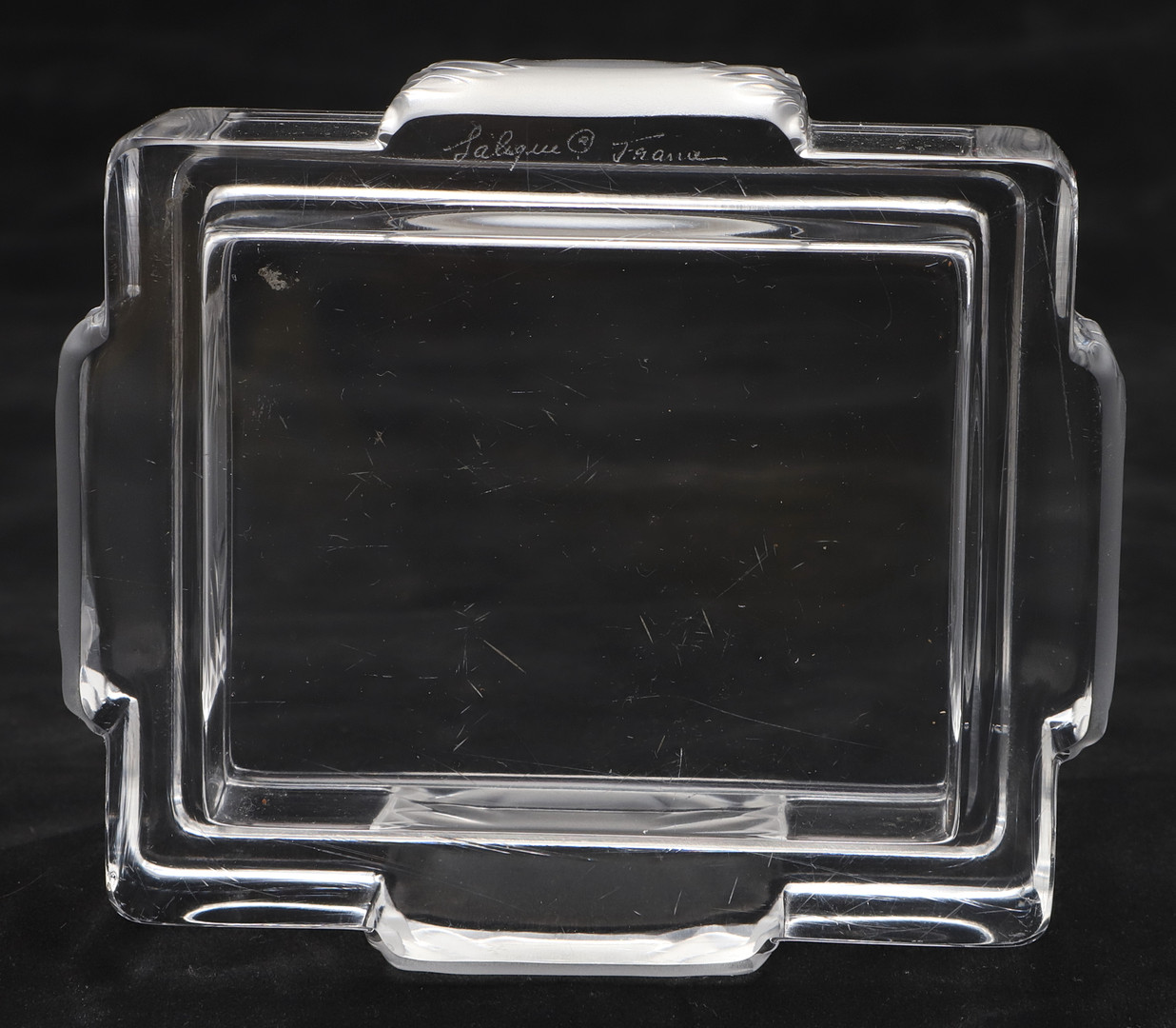LALIQUE TABLE LIGHTER & DRESSING TABLE BOX. - Image 8 of 17
