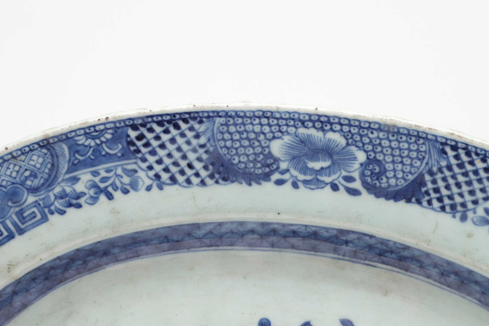 CHINESE BLUE & WHITE PLATTERS - QIANLONG. - Image 35 of 35
