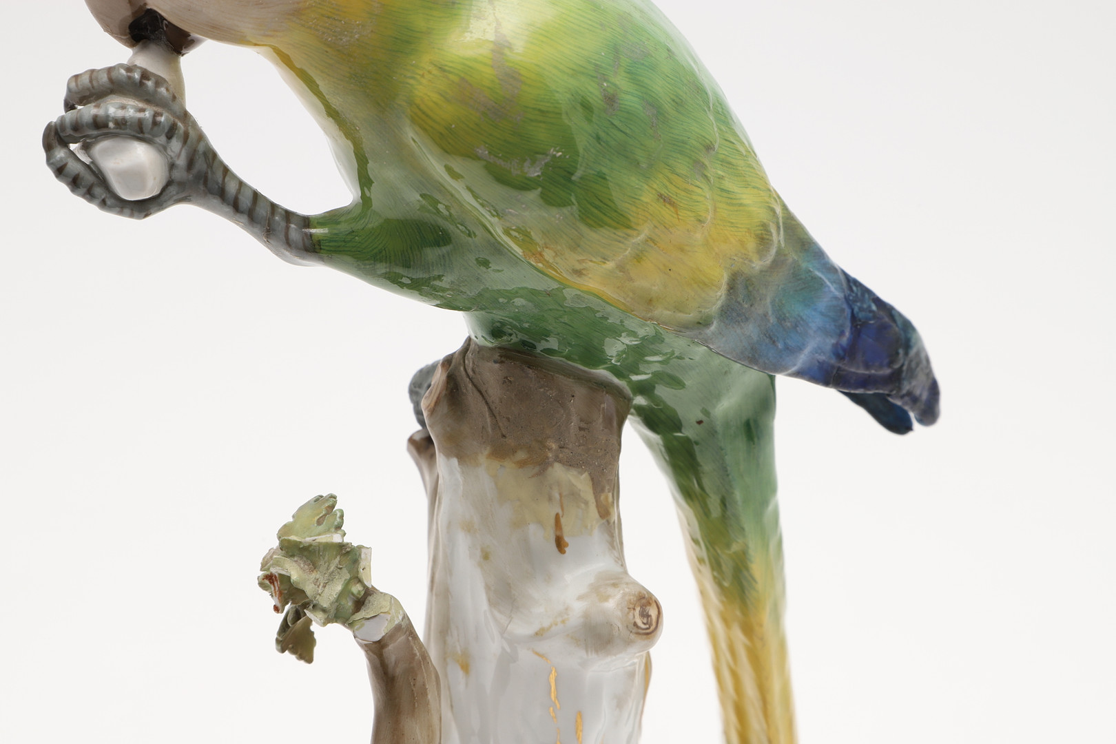 MEISSEN PORCELAIN PARROT & ANOTHER MODEL OF A PARROT. - Image 19 of 25