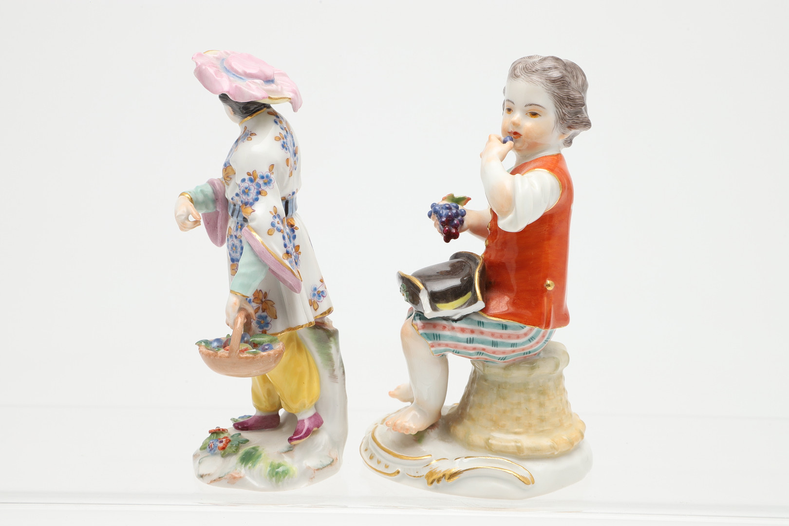 PAIR OF MEISSEN PORCELAIN FIGURES & OTHER FIGURES. - Image 21 of 23