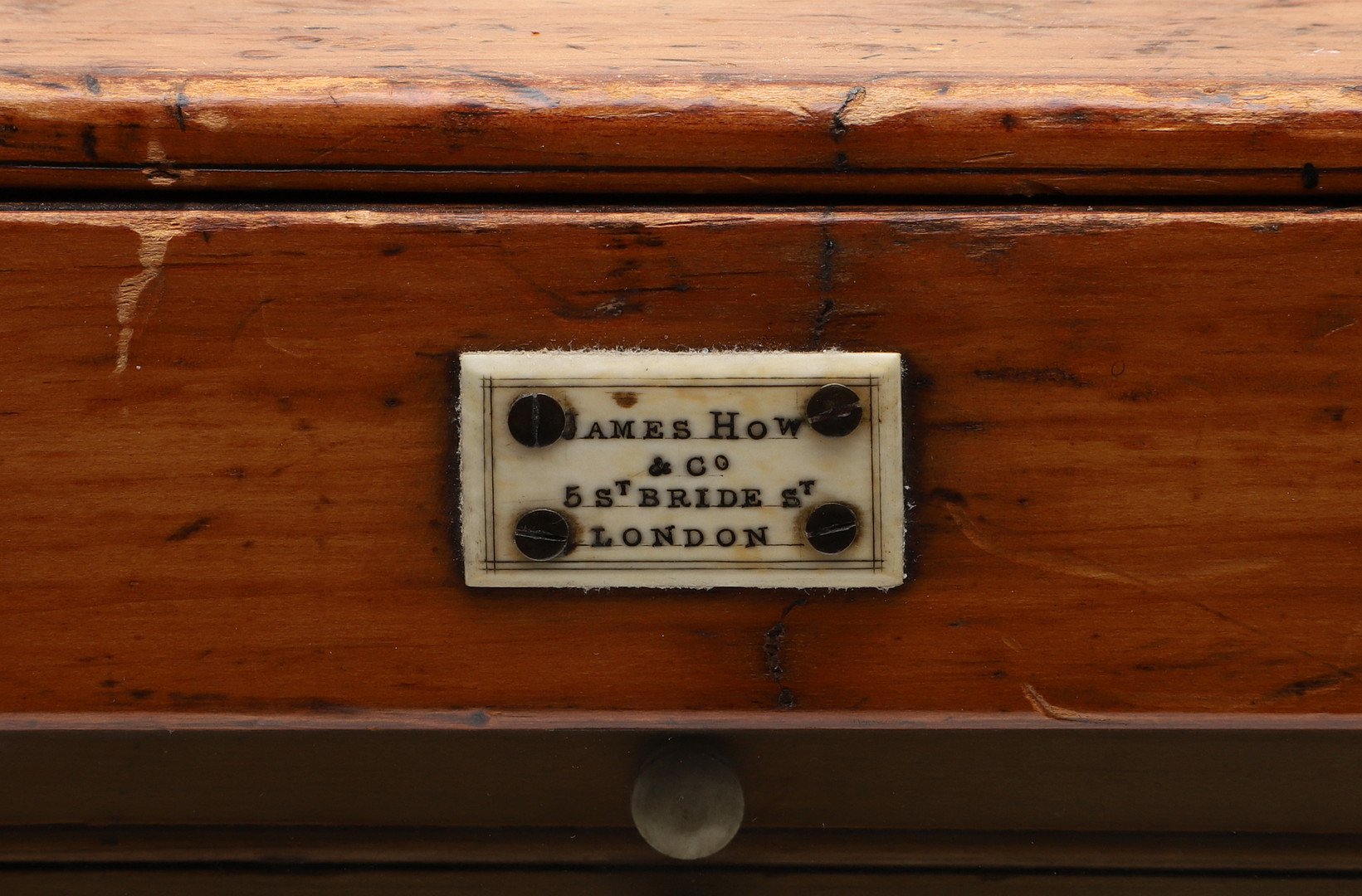 LARGE MICROSCOPE CABINET - JAMES HOW & CO, LONDON. - Image 5 of 10
