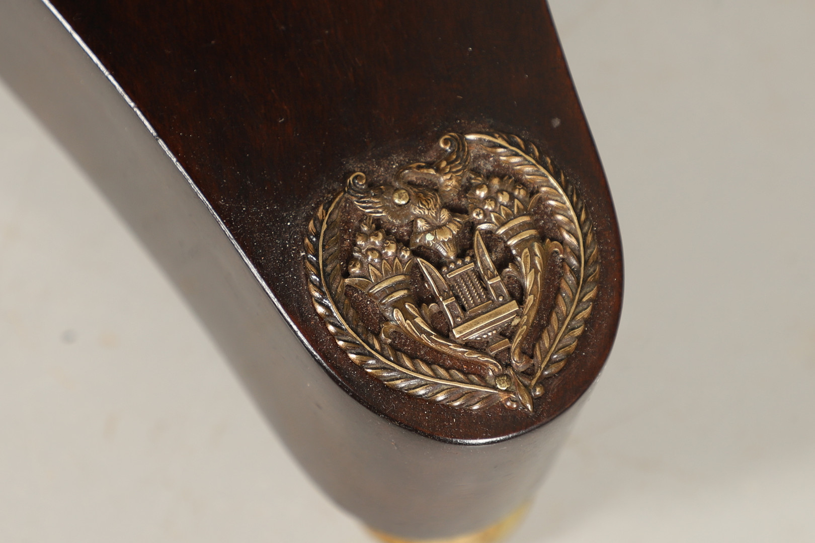 AN EMPIRE STYLE ROSEWOOD JARDINIERE STAND. - Image 12 of 12